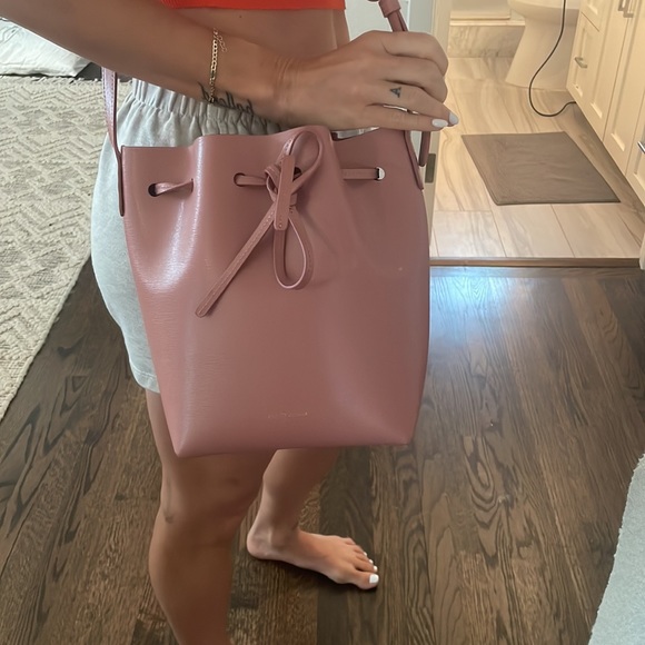 Blush Mansur Gavriel bucket bag - Picture 6 of 6